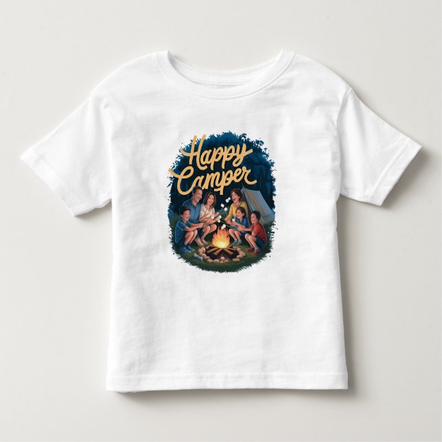 Bebé Camiseta feliz de Camper Toddler (4) (Anverso)