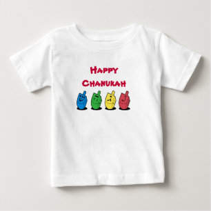 Bebé Camiseta feliz de Chanukah