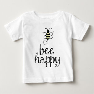 Bebé Camiseta feliz de la abeja pequeña