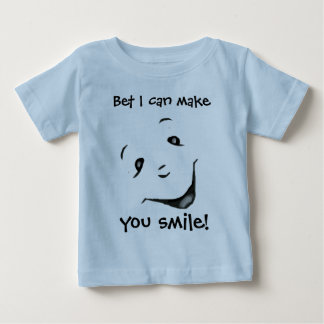 Bebé Camiseta feliz de la cara