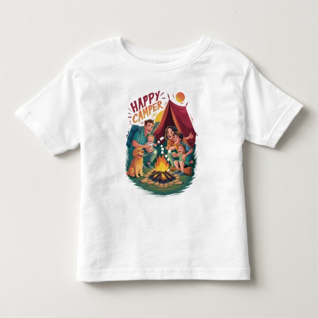 Bebé Camiseta feliz de niño pequeño (7) (Anverso)