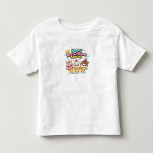 Bebé Camiseta Feliz de Verano para Niños de la Pandilla