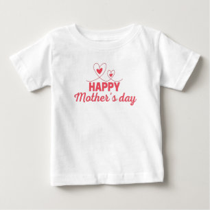 Bebé Camiseta feliz Día de la Madre