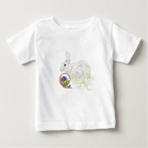 Camiseta fina para bebés de Pascua