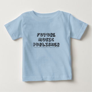 Bebé Camiseta futura del niño del editor de música