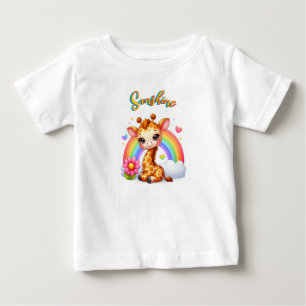 Bebé Camiseta gráfica de animal lindo para niños pequ