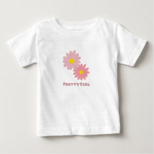 Bebé Camiseta gráfica de margarita linda para niñas niñ