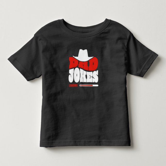 Bebé Camiseta gráfica de vaquero "malos chistes" para n (Anverso)