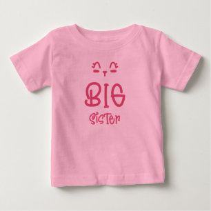 Bebé Camiseta grande de hermana pequeña/camiseta de niñ
