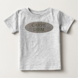Bebé Camiseta gris de Carpe Diem Stone