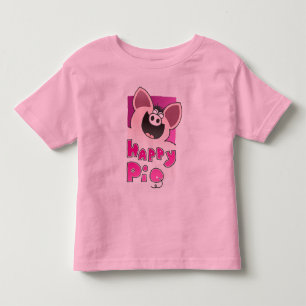 Bebé Camiseta guarra del dibujo animado feliz feliz de