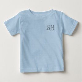 Bebé Camiseta ilustrada de la playa de Stone Harbor NJ