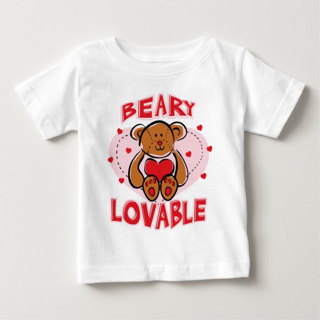 Bebé Camiseta infantil adorable de Beary (Anverso)