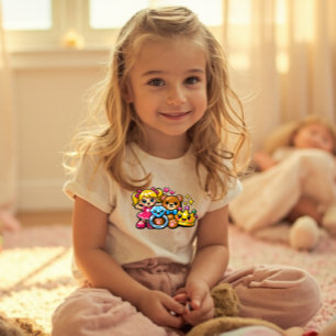 Bebé Camiseta infantil Amigos de juguetes lindos Y2K