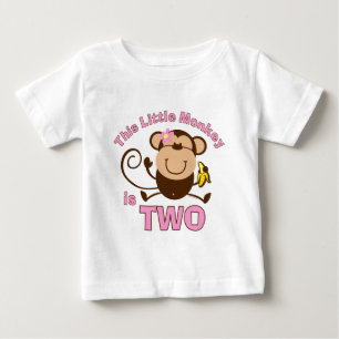 Bebé Camiseta infantil Chica de cumpleaños número 2