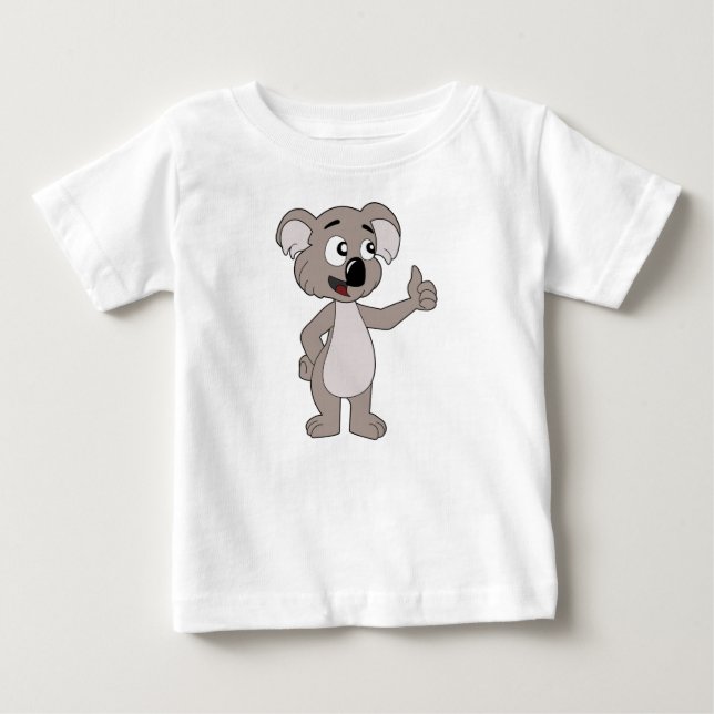 Bebé Camiseta infantil con dibujo de koala (Anverso)