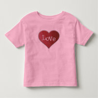 Camiseta infantil Corazón de Amor
