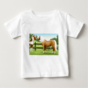 Bebé Camiseta infantil de amigos de caballos