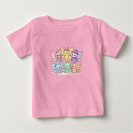 Bebé Camiseta infantil de amigos de mariposas hadas lin