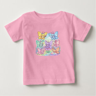 Bebé Camiseta infantil de amigos mariposas lindas