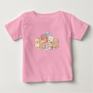 Bebé Camiseta infantil de amigos ositos de peluche lind
