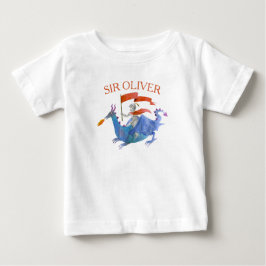 Bebé Camiseta infantil de Caballero montando Dragón con