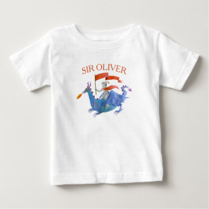 Bebé Camiseta infantil de Caballero montando Dragón con