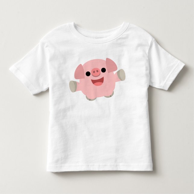 Bebé Camiseta infantil de cerdo Personalizado (Anverso)