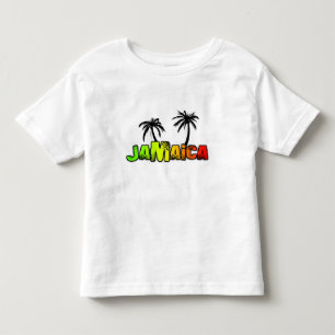 Bebé Camiseta infantil de cocoteros de Jamaica