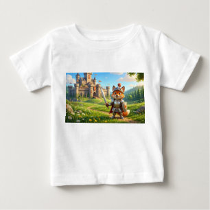 Bebé Camiseta infantil de dibujos animados del castillo