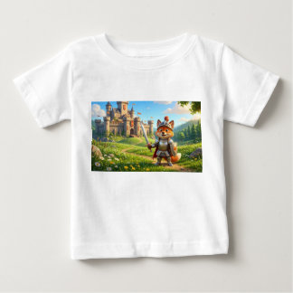 Bebé Camiseta infantil de dibujos animados del castillo