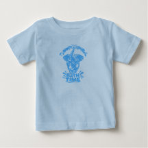 Camiseta infantil de elefante para el baño – diver
