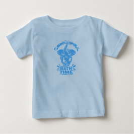 Bebé Camiseta infantil de elefante para el baño – diver