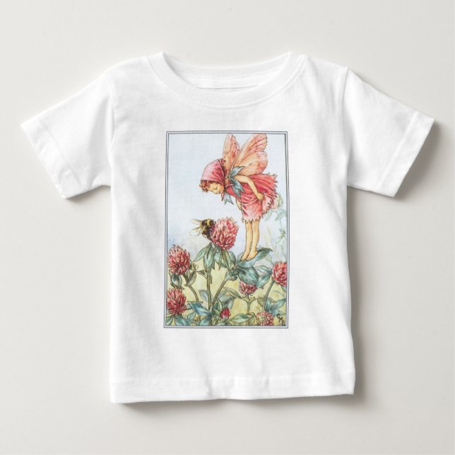 Bebé Camiseta infantil de hadas del niño del trébol (Anverso)