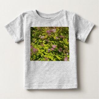 Bebé Camiseta infantil de jardín de flores púrpuras