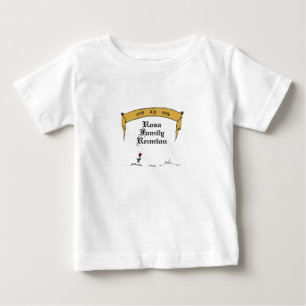 Bebé Camiseta infantil de la reunión de Rosa