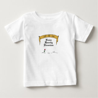 Bebé Camiseta infantil de la reunión de Rosa