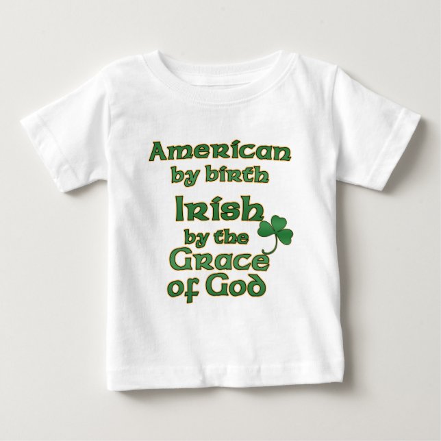 Bebé Camiseta infantil de largo aliento de Chiste ameri (Anverso)