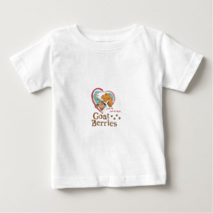 Bebé Camiseta infantil de las bayas de la cabra
