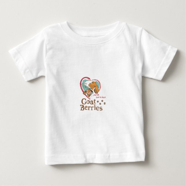 Bebé Camiseta infantil de las bayas de la cabra (Anverso)