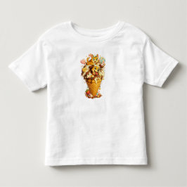 Bebé Camiseta infantil de los mejores amigos gato y per