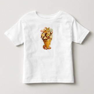 Bebé Camiseta infantil de los mejores amigos gato y per