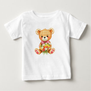 Bebé Camiseta infantil de osito de peluche adorable