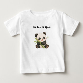 Bebé Camiseta infantil de panda comiendo bambú
