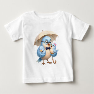 Bebé Camiseta infantil del padre de la familia de pájar