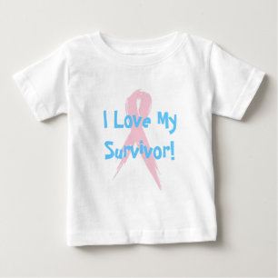 Bebé Camiseta infantil del partidario del cáncer de