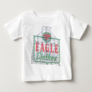 Bebé Camiseta infantil del Rótulo de la ropa de Eagle