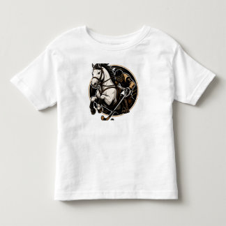 Bebé Camiseta infantil gráfica de caballo negro lindo