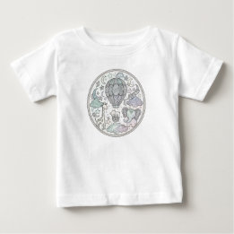 Bebé Camiseta infantil mandala de globo aerostático cap