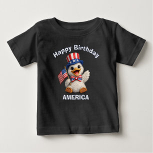 Bebé Camiseta infantil patriótica de Pelícano (4j)